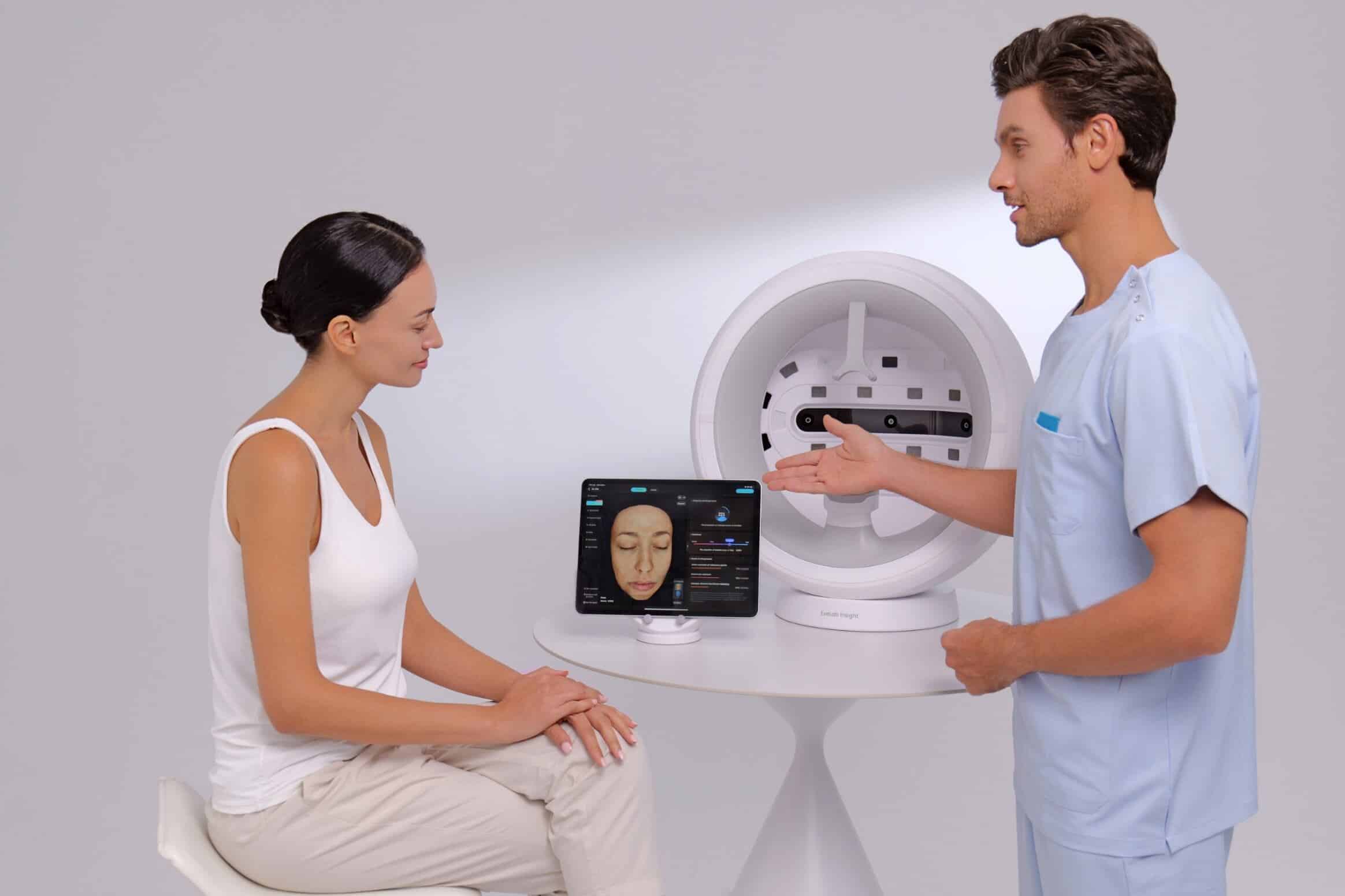 Gezichtsscan wordt uitgelegd.